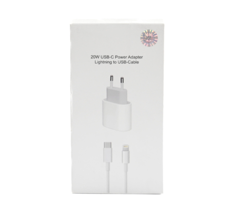 Carregador Turbo Para Celular Compatível Com iPhone 20w Usb Tipo C