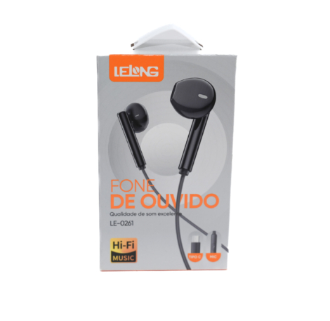 Fones de Ouvido de Som Estéreo Digital Decoding/Modelo LE-0261 Tipo-C da LELONG