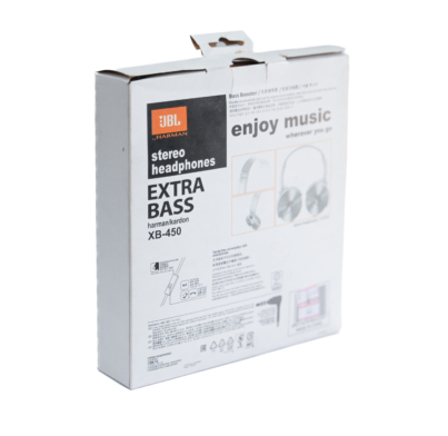 Fone de Ouvido com Fio Headhone Stereo JBL Extra Bass XB-450 Esportivo com Microfone Headset